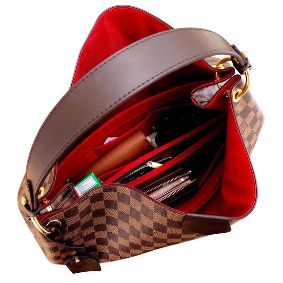 🎉Going fast! Graceful MM Purse Organizer Insert in Red🔆🔥 - Picture 1 of 8